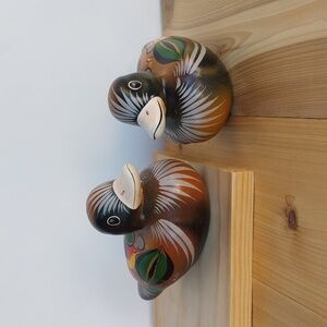 💥💥Pair Mexican Pottery Ducks